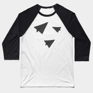 Paper Planes Sticker Pack Gray Baseball T-Shirt